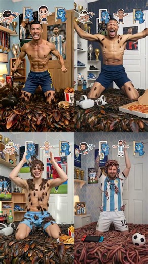 Compilation Footballs Stars Wasn't Playing To Game Console #kpopdemonhunters #cosplay