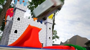 Hot Wheels castle track!