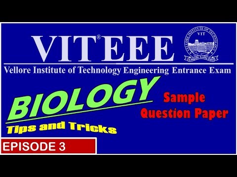 VITEEE Biology | Sample Questions with Solutions | Detailed Explanation | Classification | Episode 3