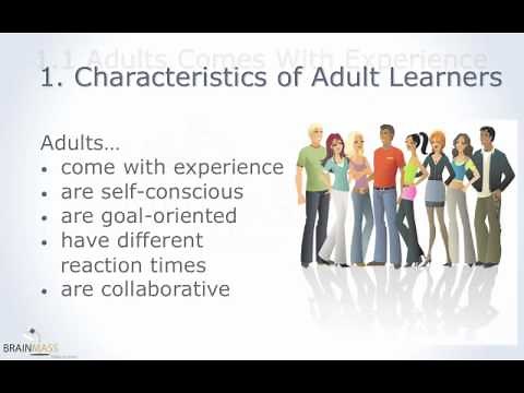 Adult Learning Techniques (part 1 of 6)