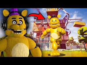 Fredbear Play PART 2 - Hello Neighbor Fredbear Mod