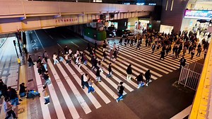One of the largest zebra crossings in Japan 🇯🇵 Osaka Umeda ❤️❤️❤️❤️ | Japan Diary日本