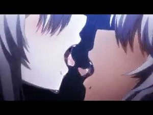 Anime tongue kissing couples