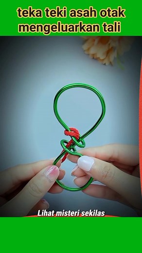 77K views · 1.3K reactions | teka teki asah otak mengeluarkan tali #asahotak #tekateki | Nono Sutrisno | Facebook