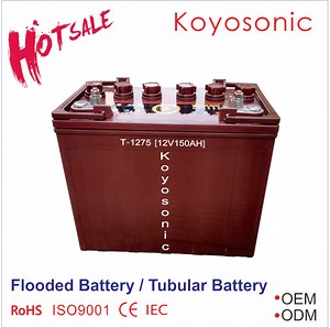 [Hot Item] Trojan T1275 Tubular Battery Flooded 12V150ah Deep Cycle Battery for Golt Car