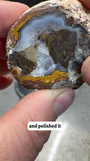 Polished up and ready to shine #geode #stone #minerals #rocks #crystals | Wisconsin Rocks