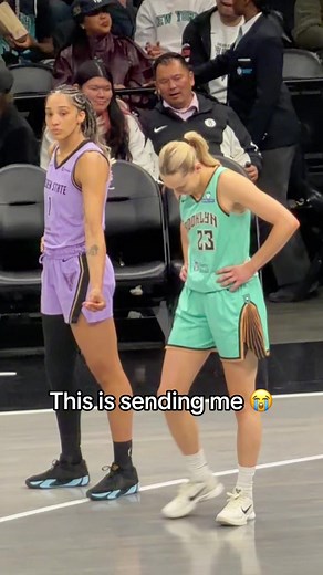 Obsessed with them 🥺 #wnba #marinejohannes #gabbywilliams #couplegoals #wlw