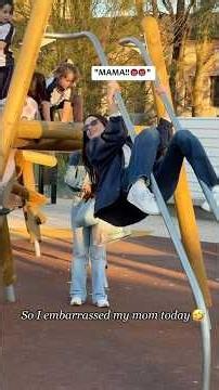 The best part of life: embarrassing mom in public 😂#embarrassingmom #momlife#familyfunny