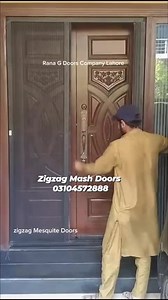 Zigzag Mash Doors | Pvc Plastic Doors Company Lahore Pakistan