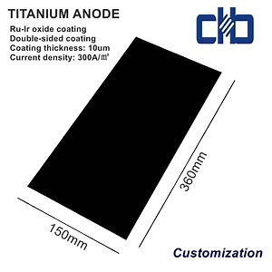 [Hot Item] Dsa, Titanium Anode Plates for Salt Chlorinatior 360X150X1mm