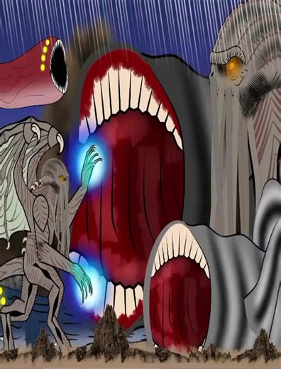 #abi_gzilla #titanus_tiamat #Titanus_Tiamat #BLOOP_ZILLA #Kong #bloop #godzilla #worm #Skimwing #Nalutsa #Tulkun