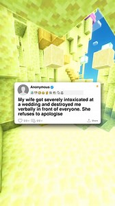 86K views · 543 reactions | My wife got severely intoxicated at a wedding and destroyed me verbally in front of everyone. She refuses to apologise | AskReddit | Facebook