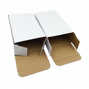 [Hot Item] Customized Product Packaging Small White Corrugated Board Box Packaging Plain White Paper Box White Cardboard Box