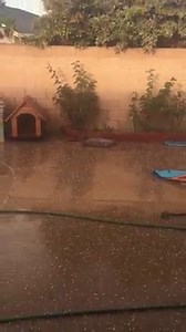 Parts of SoCal are seeing light rain and even some hail. This was the scene in Huntington Beach. Credit: Tiffany Horvat http://4.nbcla.com/1ciI2qs | NBC LA