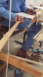 Watch Abebe making our newest Abaya hand towel! The design is created using 'pick up sticks'. The threads are picked up in front of the reed and the stick is inserted behind the reed and left in the warp. It is used when the weaver wants to create floats, or in the case of this hand towel, the bar design. #sabahar #makingprocess #byhand #madebyhand #handmade #fairtrade #ethiopian #madeinafrica #natural #sustainable #handmadewithlove #handcrafted #ecofriendly #carbonneautral | Sabahar