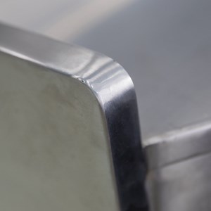 [Hot Item] Premium Stainless Steel Checkout Counter for Upscale Boutiques