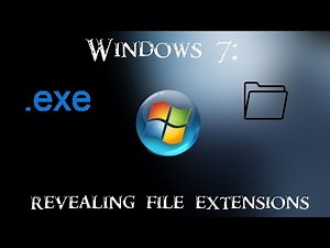Windows 7 Tutorial: How to Reveal File Extensions