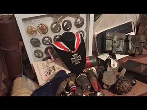 "It's da real deal"!, displaying the militaria collection