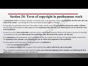 Term of Copyright | Section 22-29 | Copyright Act | Chapter V | Important Topic | #law #motivation
