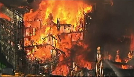Raging Inferno Destroys San Francisco Apartment Building