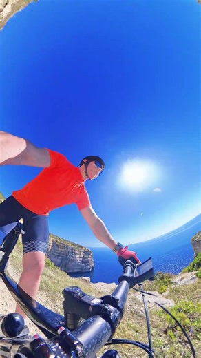 🇲🇹 Blue Sky to Cliffside Trail | Sanap Cliffs Ride, Gozo
