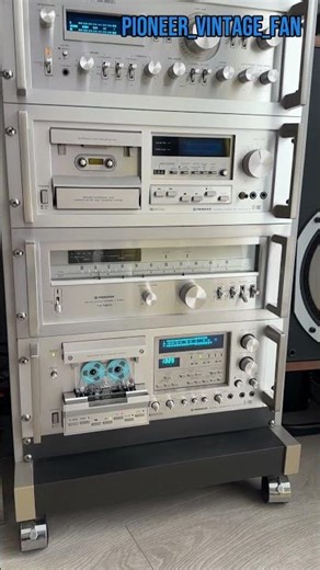 Pioneer rack set Vintage studio 1979 reel tape