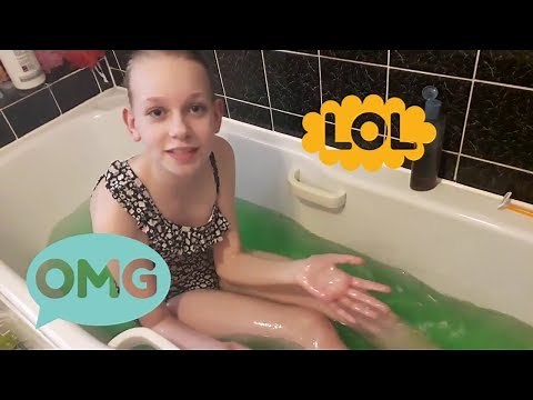 SLIME BATH !!!