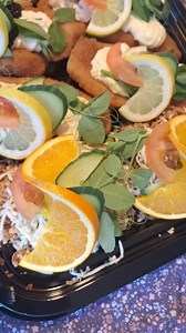 Tray loaded with #smorebrod , Danish open sandwiches! | StayDads