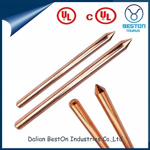 [Hot Item] ANSI-Compliant Cold-Drawn Manufacturing Process Copper Grounding Rod Used for Mining Site Electrical Protection with UL-Certified