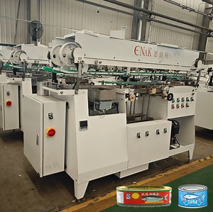 [Hot Item] Full Automatic Wet Glue Tin Can Labeling Machine for Canned Beans Tuna