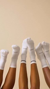 Hot Take: your socks should be the best part of your outfit. New High Performance Crews Quarter Tall Stripes just dropped 💅 | Feetures