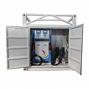 [Hot Item] 40FT Container Mobile Fuel Station Filling Refuel Station Storage Tank