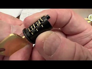 Re-keying a Haworth Herman Miller cam lock #diy #locksport