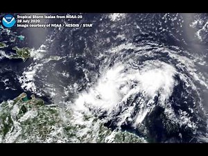 NOAA-20 View of Tropical Storm Isaias