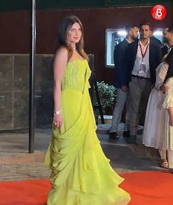 47K views · 3.1K reactions | Priyanka Chopra, Manish Malhotra and others attend the engagement of Parineeti Chopra and Raghav Chaddha. Priyanka Chopra donned an unusual neon yellow saree and look absolutely breathtaking. The Desi Girl surely pulled off her look from Parineeti Chopra's engagement with great panache. | Bollywood Bubble - Videos | Facebook