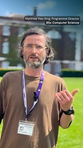 BSc Computer Science Programme Director, Dr Matthew Yee-King, discusses the varied support models available to you and the valued reputation of our flexible degree – apply now before Monday 9 September: london.ac.uk/computer-science | University of London