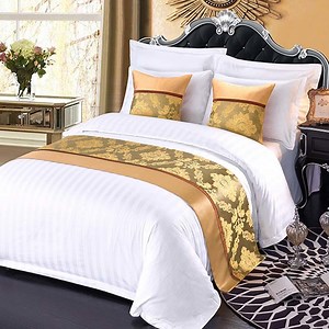[Hot Item] Wholesale Bed Runner and Cushion Sets Hotel Bed Runner