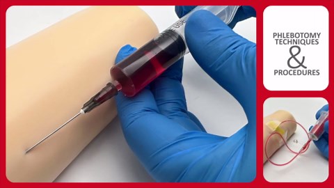 The Apprentice Doctor Phlebotomy Practice Arm Kit with Online Learning – Skill-Building Model Arm for Students, Beginners & Home Study