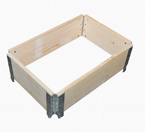 [Hot Item] Interlocking Stackable Folding Bin for Efficient Warehouse Pallet Utilization