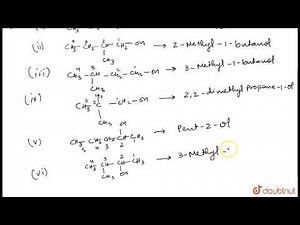 i. Draw the structures of all isomeric alcohols of molecular formula `C_(5)H_(12)O` and give the...