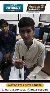 2.8K views · 46 reactions | #FathersDay #Aptech #AptechMetro #AptechStarGate #AptechMSG #MSG #AptechPakistan #AptechLearning #Computer #Courses #ComputerCourses #IT #ITCourses | Aptech Metro Star Gate | Facebook