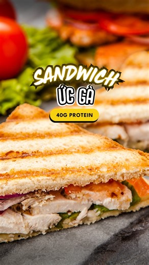Sandwich ức gà phô mai ăn là nghiền, giàu protein Món này cực dễ, không những giàu protein mà chỉ có 7g fat thôi nhé anh em, mấy anh em ăn ngay sau tập là tuyệt nhất. Tổng 335 calories 28g carb 7g fat 40g protein #anf #annguyen #annguyenfitness #nauan #dinhduong #anngon | A.N.F