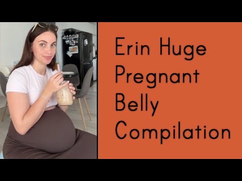 Erin Huge Pregnant Belly Compilation | TikTok