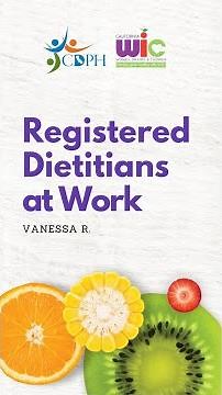 WIC Registered Dietitian- Vanessa R.