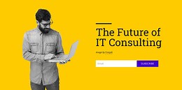 The future of it consulting - Website Template by Nicepage
