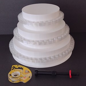 EZ Money Cake Kit: 10-inch 3-tier Dummy Cake Form - for Birthday, Graduations, Weddings, Baby Showers, and More - Etsy
