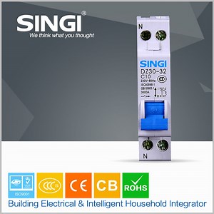 [Hot Item] OEM 1p N Phase Line Neutral Line 50/60Hz 230V Miniature Circuit Breaker