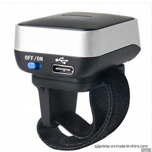 [Hot Item] R10-1D Portable Wireless Mini ring barcode scanner bluetooth barcode reader wearable 2D reader