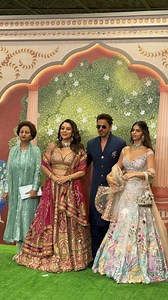 940K views · 10K reactions | Shah Rukh Khan with Suhan Khan and Gauri Khan present for blessing ceremony of the newly married couple Anant and Radhika Ambani. #AnantAmbaniRadhikaMerchantWedding | Indian Television Academy | Facebook