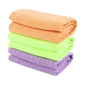 [Hot Item] Microfiber Customized OEM Soft Pack, Carton. Green, Yellow, Blue, Red Hand Kitchen Towel